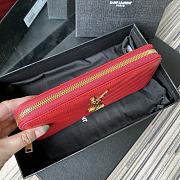 YSL Wallet Red 358094 Size 19 x 9 cm - 4