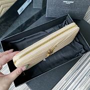 YSL Wallet Beige 358094 Size 19 x 9 cm - 6