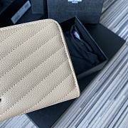 YSL Wallet Beige 358094 Size 19 x 9 cm - 4