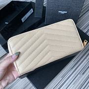 YSL Wallet Beige 358094 Size 19 x 9 cm - 3