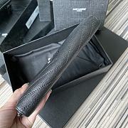 YSL Wallet Full Black 358094 Size 19 x 9 cm - 4