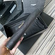 YSL Wallet Black Golden Logo 358094 Size 19 x 9 cm - 4