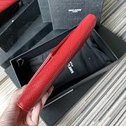 YSL Wallet Red 437469-1 Size 19 x 9 cm - 6