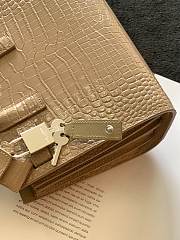 YSL Bag With Crocodile Pattern 392035 Size 22 x 18 x 10.5 cm - 5