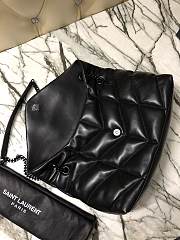 YSL LOULOU PUFFER Black 577475 Size 35 x 23 x 13.5 cm - 2