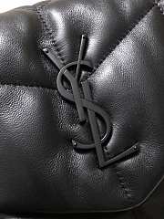 YSL LOULOU PUFFER Quilted Lambskin Bag Black 577476 Size 29 x 17 x 11 cm - 4