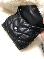 YSL LOULOU PUFFER Quilted Lambskin Bag Black 577476 Size 29 x 17 x 11 cm - 2