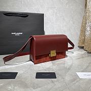 YSL Medium Bellechasse Red 482044 Size 24 x 16 x 7 cm - 5