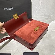 YSL Medium Bellechasse Red 482044 Size 24 x 16 x 7 cm - 2