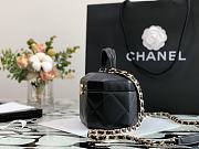 Chanel Box Bag Black 99077 Size 15 x 10 x 11 cm - 5