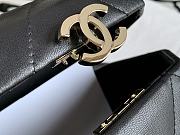 Chanel Box Bag Black 99077 Size 15 x 10 x 11 cm - 6