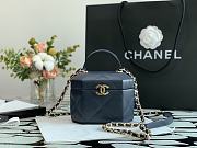 Chanel Box Bag Blue 99077 Size 15 x 10 x 11 cm - 1