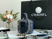 Chanel Box Bag Blue 99077 Size 15 x 10 x 11 cm - 5