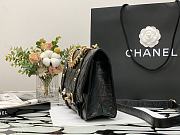 Chanel Flap Bag Cowhide Black Size 17 x 25 x 8 cm - 4