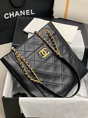 Chanel Shopping Bag Black 30 x 29 x 7.5 cm - 3