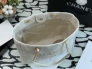 Chanel Beach Bag White Size 34 - 5