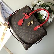 Louis Vuitton Flower Tote Monogram Padlock Black M43553 Size 34 × 24 × 13 cm - 3