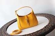 Jackie 1961 Mini Shoulder Bag White Leather Yellow 637091 Size 19x13x3 cm - 6