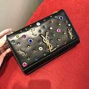 YSL Kate Crystal Decoration Chain Bag 364051 Size 24 x 14.5 x 5.5 cm - 1