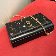 YSL Kate Crystal Decoration Chain Bag 364051 Size 24 x 14.5 x 5.5 cm - 3