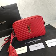 YSL Lou Camera Bag Red 520534 Size 23 x 16 x 6 cm - 5