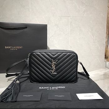 YSL Lou Camera Bag Black 520534 Size 23 x 16 x 6 cm