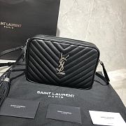 YSL Lou Camera Bag Black 520534 Size 23 x 16 x 6 cm - 5