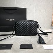 YSL Lou Camera Bag Full Black 520534 Size 23 x 16 x 6 cm - 3