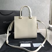 YSL Uptown White 561203 Size 23 × 23 × 11 cm - 5