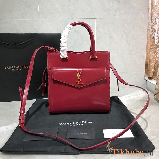 YSL Uptown Red 561203 Size 23 × 23 × 11 cm - 1