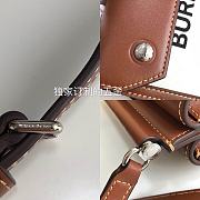 BURBERRY Canvas Bag White/Brown 19 x 5 x 15 cm - 4