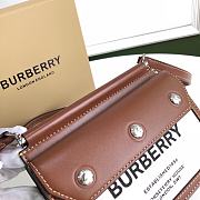 BURBERRY Canvas Bag White/Brown 19 x 5 x 15 cm - 3