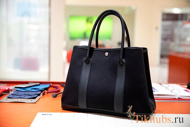 Hermes Garden Bag Black - 1