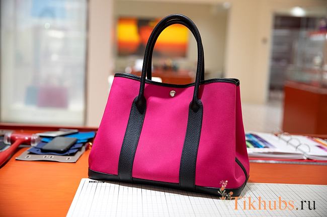 Hermes Garden Bag Pink - 1