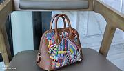 Hermes Multi-Element Color Embroidery Bolide Size 18 cm - 6