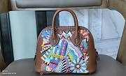 Hermes Multi-Element Color Embroidery Bolide Size 18 cm - 3