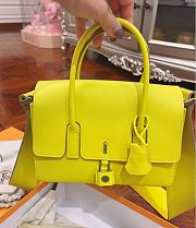 Hermes New Drag Lemon Yellow 22 cm  - 3