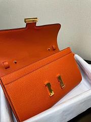 Hermes Messenger Bag Gold Brown 20.5 x 13 x 2 cm - 2