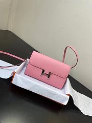 Hermes Messenger Bag Light Pink 20.5 x 13 x 2 cm - 1