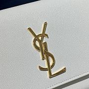 YSL Kate White 364021 Size 24 x 14.5 x 5 cm - 2