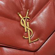 YSL LOULOU PUFFER Red 577475 Size 35 x 23 x 13.5 cm - 3