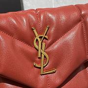 YSL LOULOU PUFFER Red 577476 Size 29 x 17 x 11 cm - 2