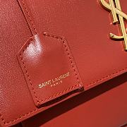 YSL Medium Sunset Red 634723 Size 25 x 18 x 5 cm - 4