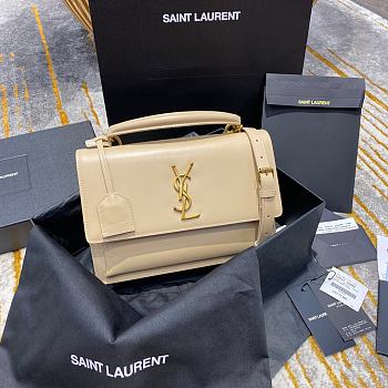 YSL Medium Sunset Beige 634723 Size 25 x 18 x 5 cm