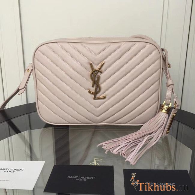 YSL Lou Camera Bag Pink 520534 Size 23 x 16 x 6 cm - 1