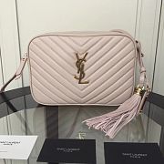 YSL Lou Camera Bag Pink 520534 Size 23 x 16 x 6 cm - 1