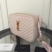 YSL Lou Camera Bag Pink 520534 Size 23 x 16 x 6 cm - 3