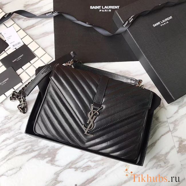 YSL Saint Laurent Black 392737 Size 24 x 17 x 7 cm - 1