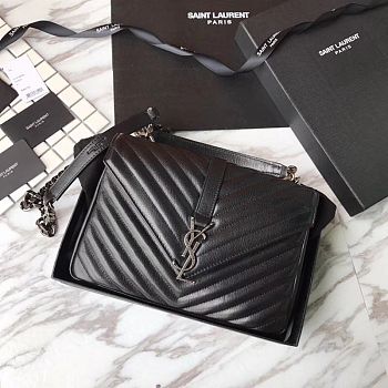 YSL Saint Laurent Black 392737 Size 24 x 17 x 7 cm