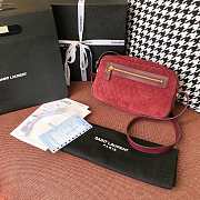 YSL Saint Laurent 19 Shoulder Bag Red Size 26 - 1